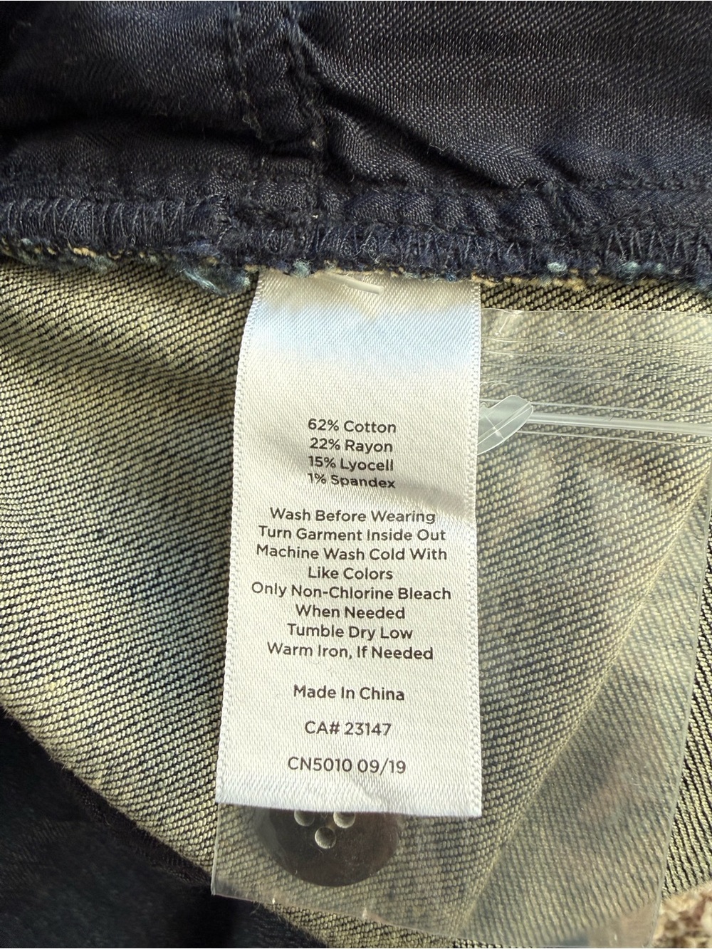 Talbots Womens Denim Wide Leg Trouser Jean 14 Dark Wash - Picture 13 of 14